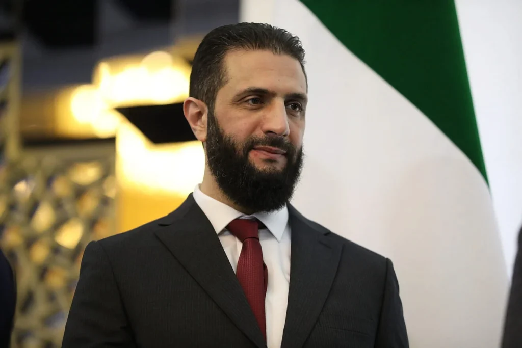 Syrian President Ahmed al-Sharaa