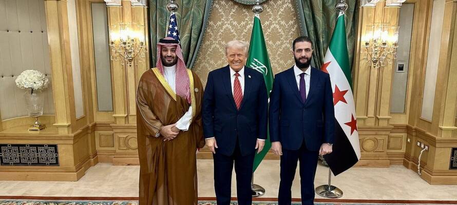 Trump meets with Syrian President Ahmed al-Sharaa and Saudi Crown Prince Mohammed bin Salman