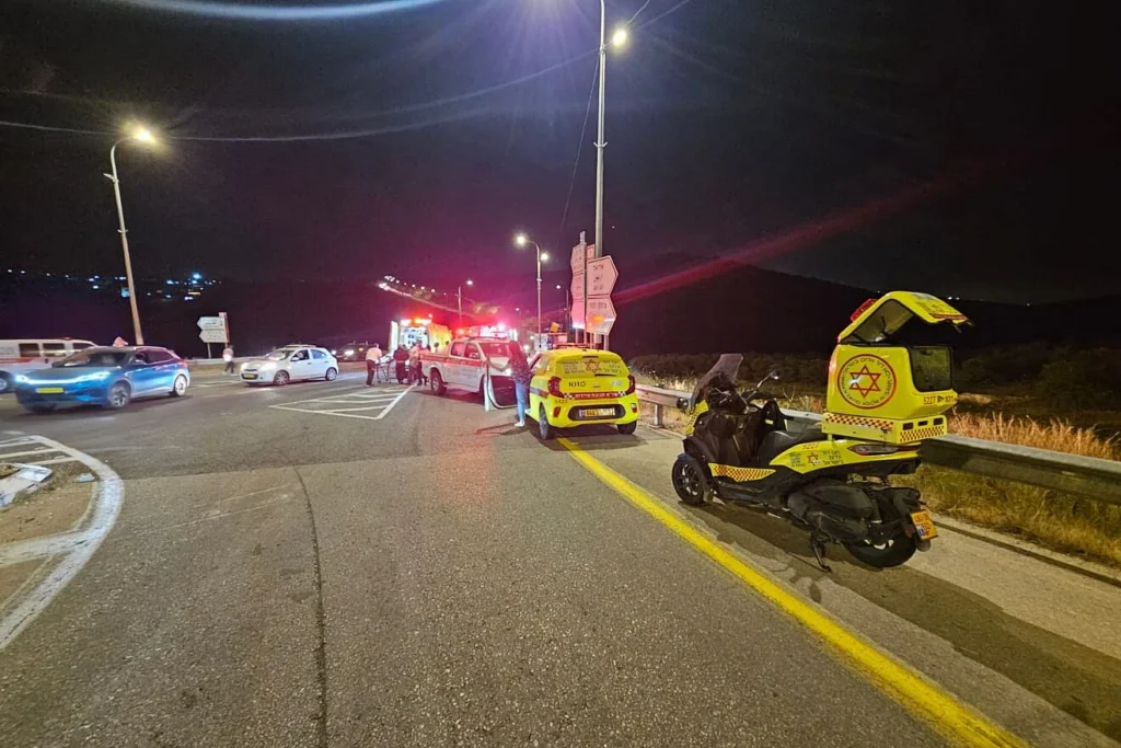 The scene at a shooting terror attack