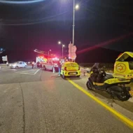 The scene at a shooting terror attack
