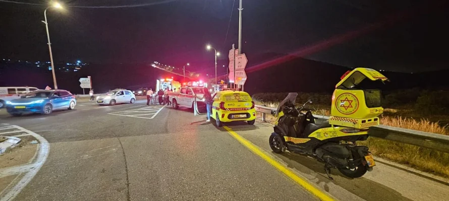 The scene at a shooting terror attack