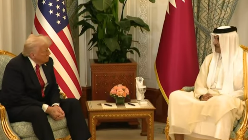 Trump in Qatar