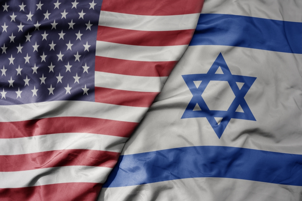 USA Israel flag