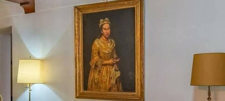 Portrait of a Lady by Italian painter Giuseppe Ghislandi