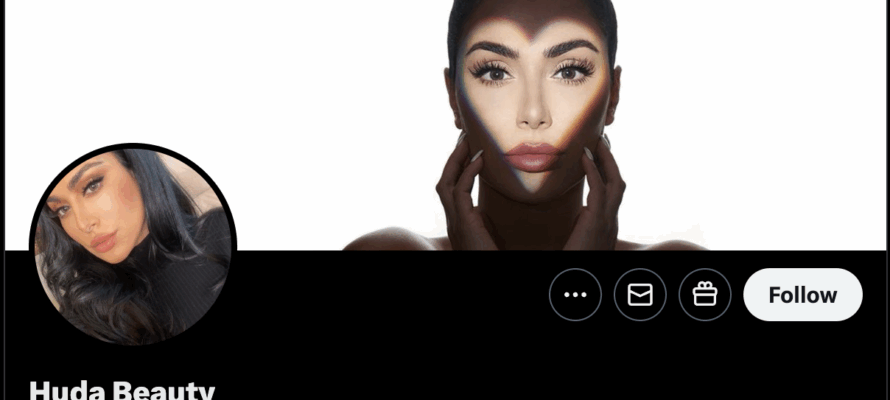 Huda Beauty X Account