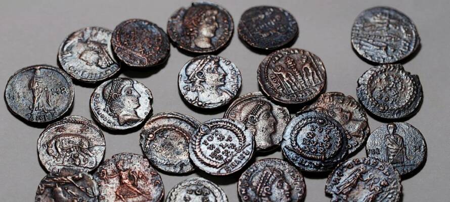 copper coins