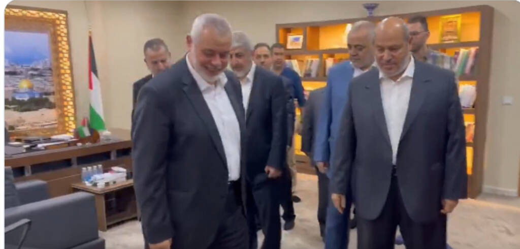 Hamas leaders in Doha