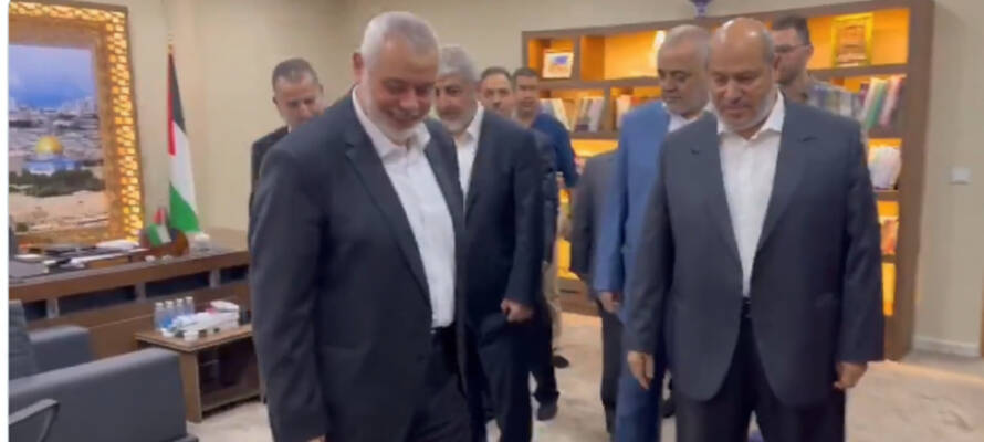 Hamas leaders in Doha