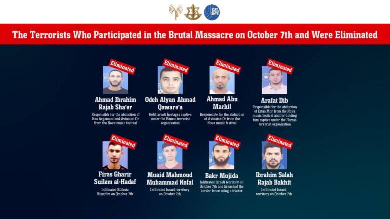 Eliminated terrorists