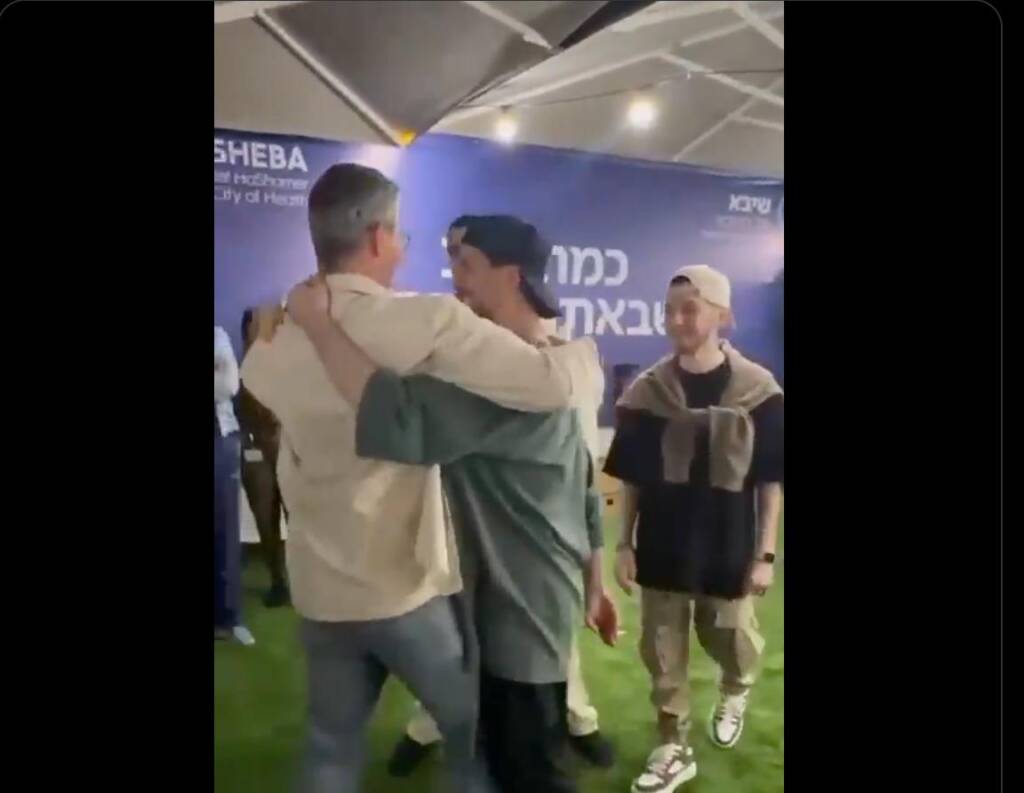 freed hostages reunite
