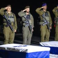 idf soldiers and coffins