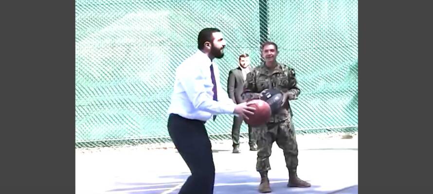 Syrian president basketball