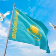 Kazakhstan flag