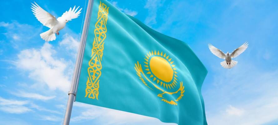 Kazakhstan flag