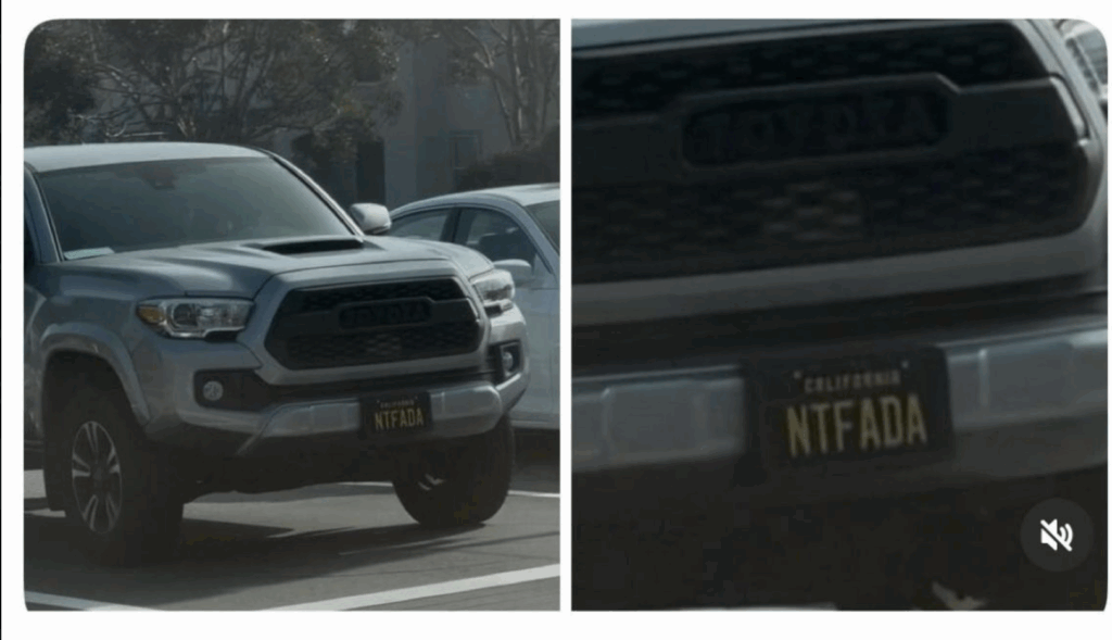 license plate