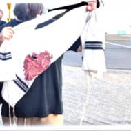 Bloody Tallit katan