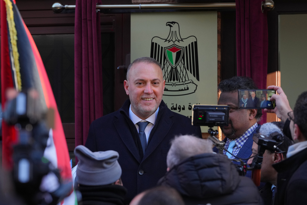 Britain Palestinian Embassy