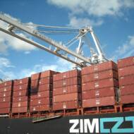 Zim container ship