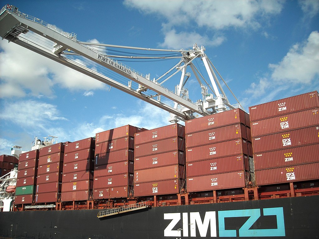 Zim container ship