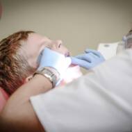 kid at dentist