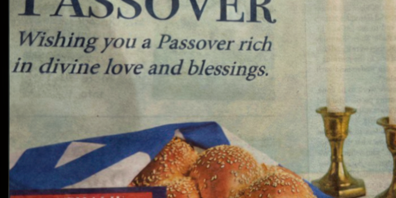 passover ad